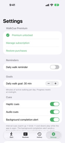 WalkCue Screenshot 5 of 5
