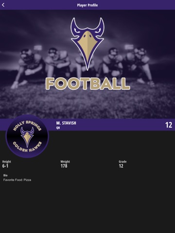 Holly Springs Golden Hawks iPad screenshot