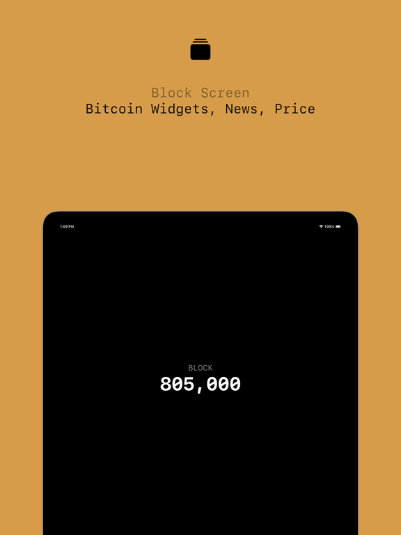Screenshot #4 pour Block Screen: Bitcoin Widgets