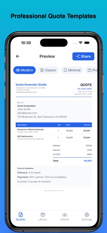 Quote Generator App screenshot