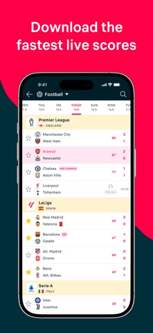 Flashscore - live scores screenshot