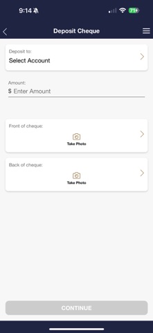 Aria Savings Mobile iPhone screenshot