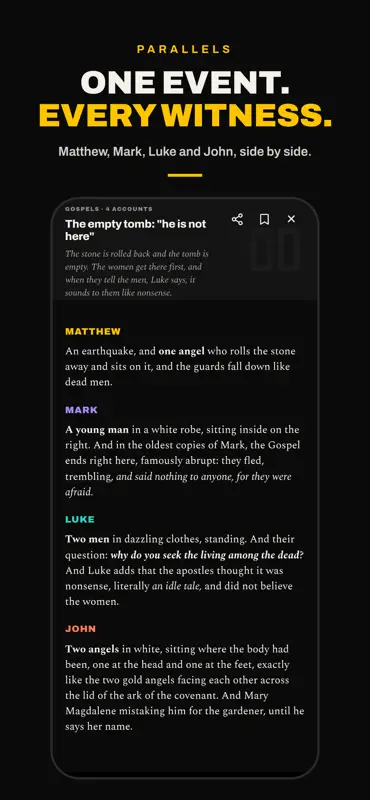 Bible Parallels screenshot 1 of 10