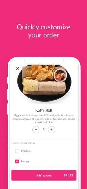 Curry Up Now - Ordering screenshot 2