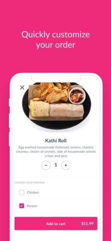 Curry Up Now - Ordering app screenshot 2