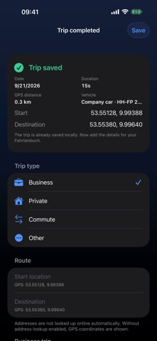 FahrtenPro 走行記録・運行日誌 のスクリーンショット