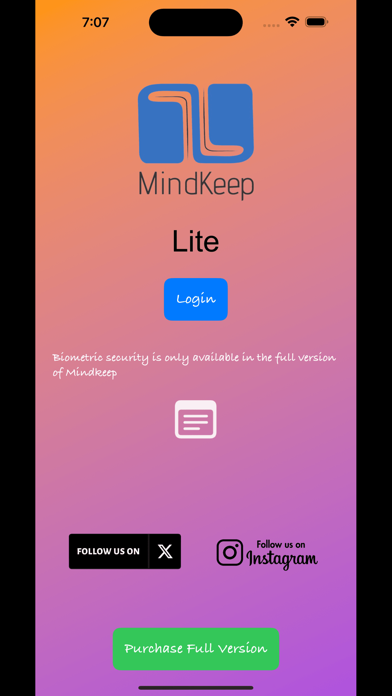 MindKeep Liteのおすすめ画像1
