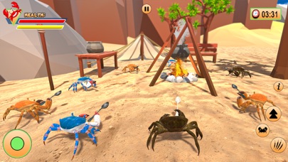 Screenshot #3 pour Crabe Roi Survie sur la Plage