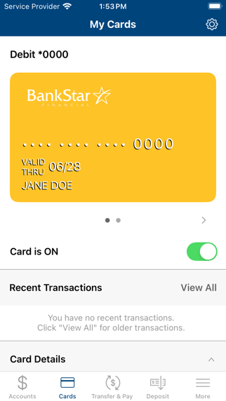 BankStar Financial Screenshot