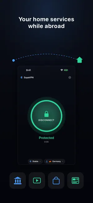 Supa VPN: Fast Secure Proxy screenshot 4