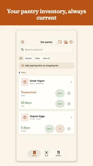 My Kitchen: Pantry Inventory screenshot 1