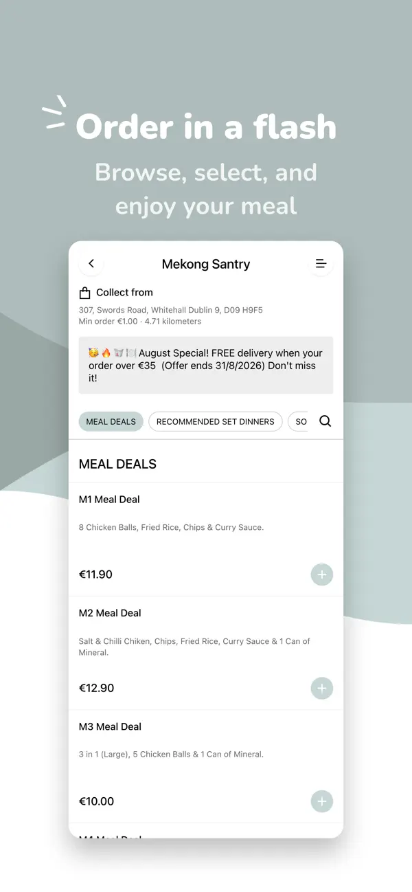 Screenshot #1 pour Mekong Santry Takeaway