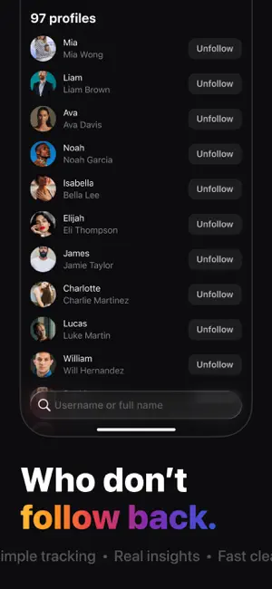 Followers & Unfollowers + screenshot 2