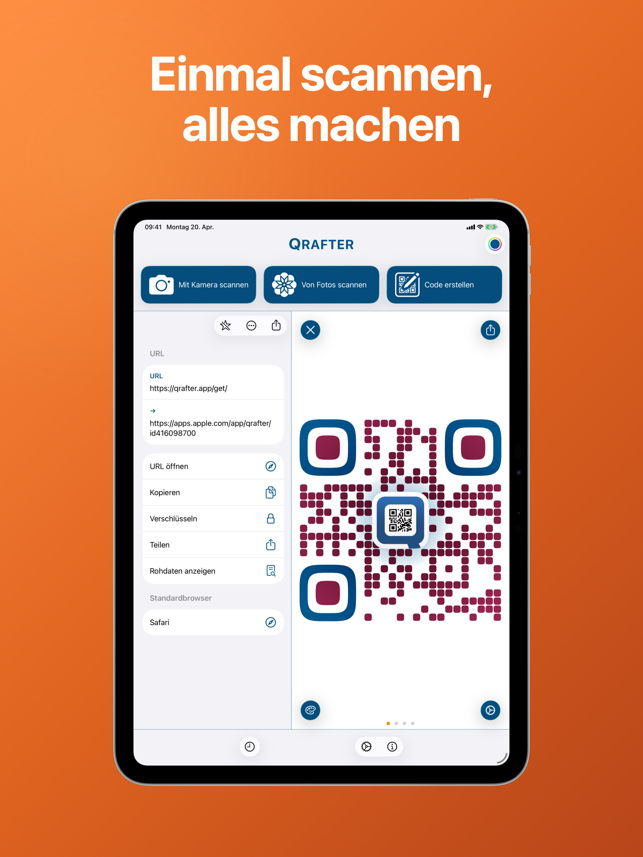 Qrafter: QR Code Scanner Screenshot