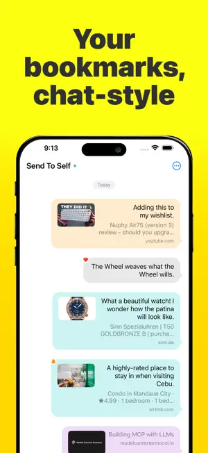 Bookmarks - Send To Self screenshot 1