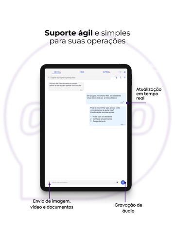 AuvoChatApp iPad screenshot