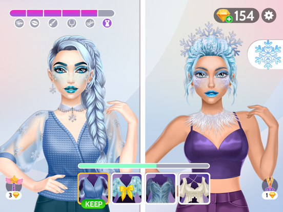 Emoji Makeup Game iPad screenshot 6 - Games app