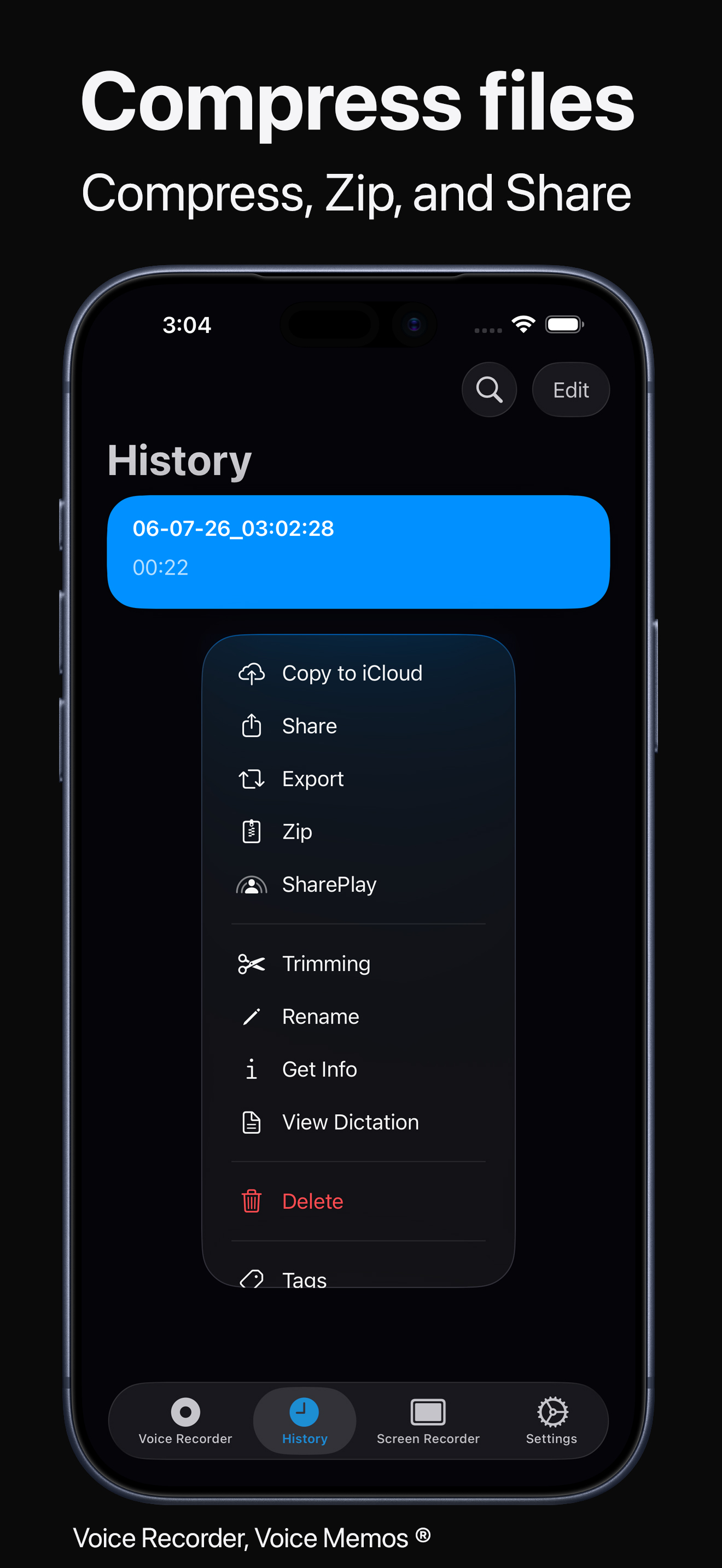Voice Recorder, Voice Memos ® screenshot 10