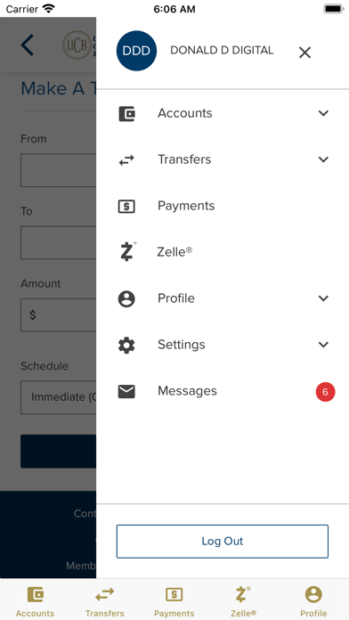 UCB Banking Screenshot