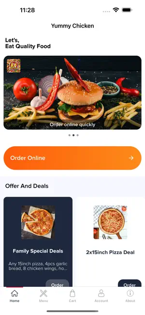 Yummy Chicken Online screenshot 1