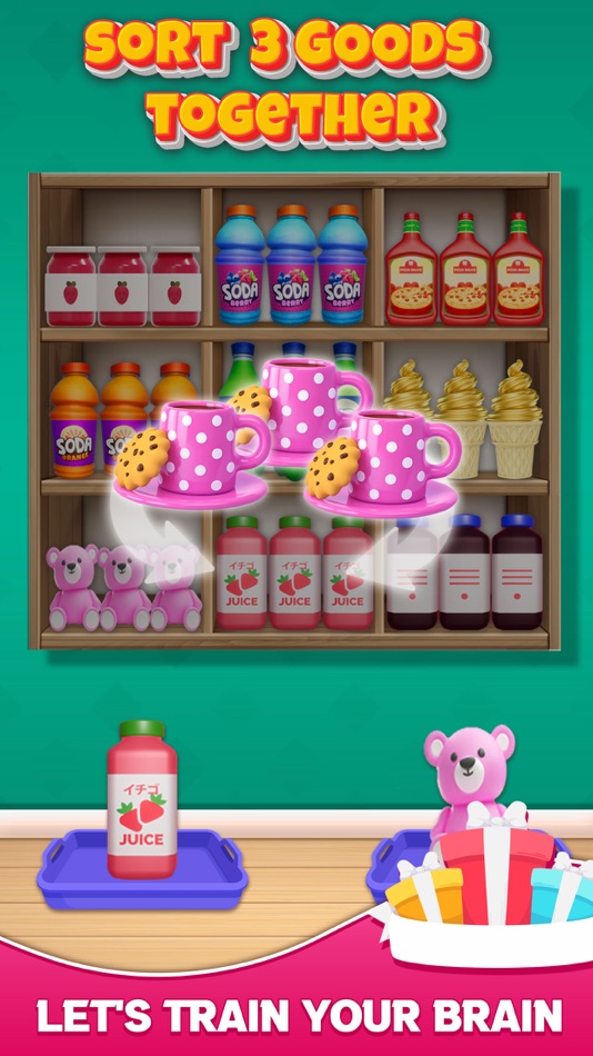 #4. Sort Three Goods (iOS) Bởi: faizan khalid