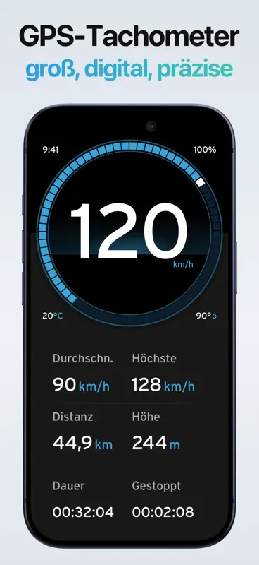 Tachometer GPS Geschwindigkeit screenshot 1 of 10