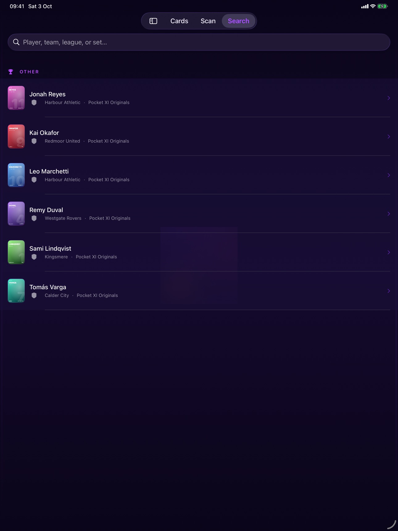 Screenshot 9 of Pocket XI: Football Cards