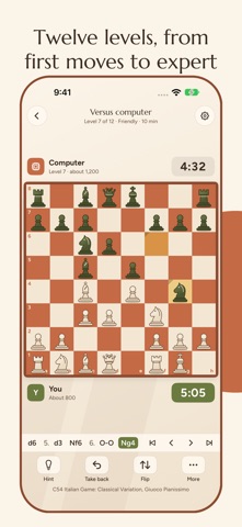 Loggia Chess: Puzzles & AI screenshot 1
