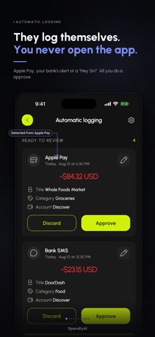 SpendlyAI Budget Money Tracker screenshot 1