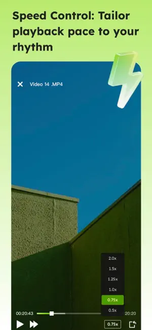 Vaulty-mediaplayer iPhone screenshot 1
