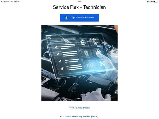 Service Flex - Technician iPad screenshot 5 - Business app