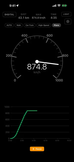 Simple GPS Speedometer screenshot 1