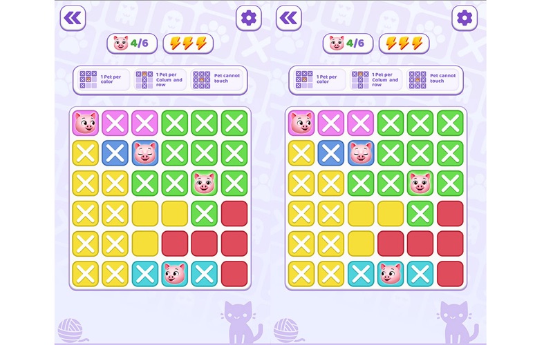 Meudoku Logic: Cat Puzzle Game iPhone screenshot