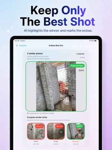 ClarityRoll Clean Up Storage iPad screenshot