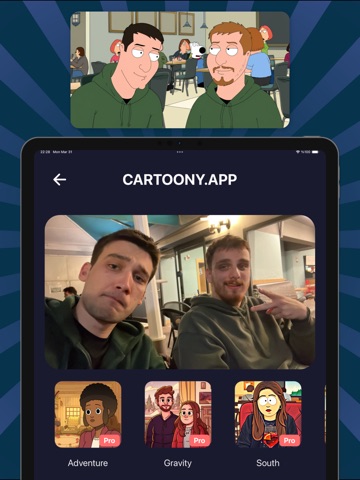 Cartoony: Anime Cartoon Maker iPad screenshot