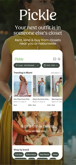 Pickle | Rent & Lend Fashion screenshot 1