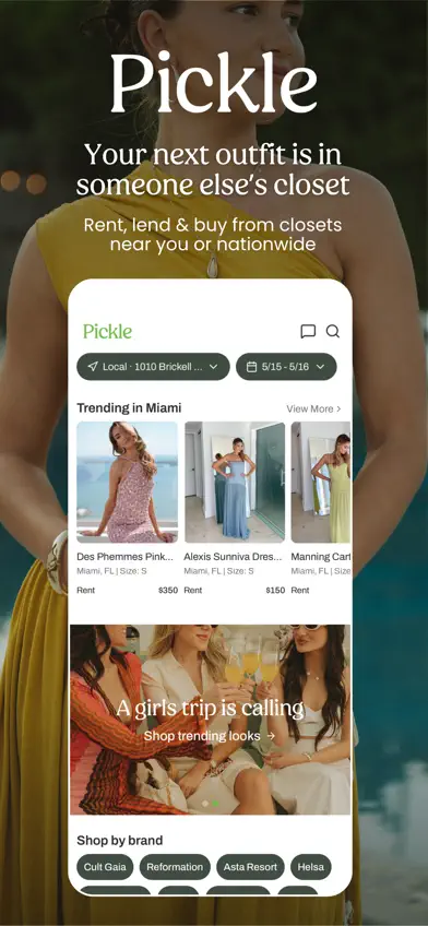 Pickle | Rent & Lend Fashion screenshot 1