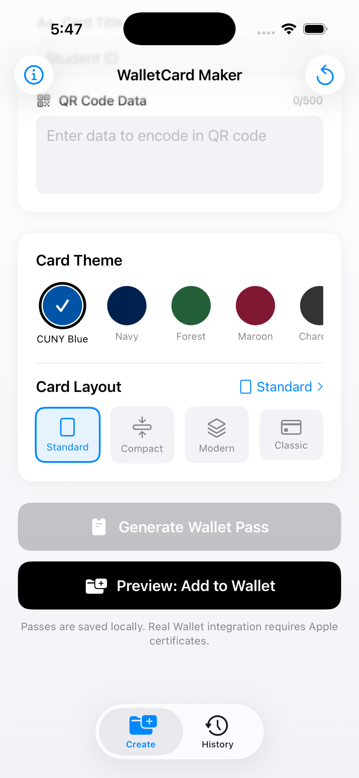 WalletCardMaker screenshot 3