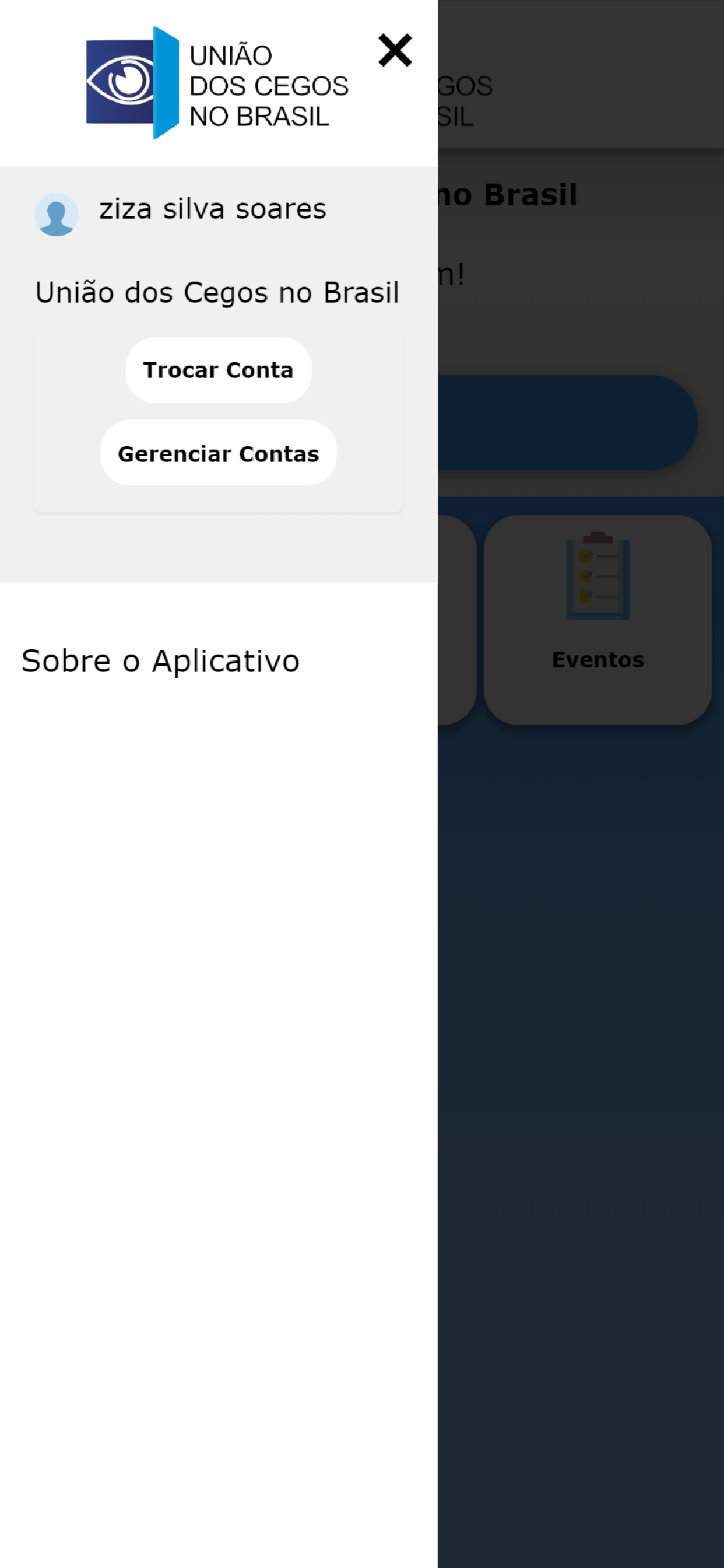 União dos Cegos no Brasil screenshot 3