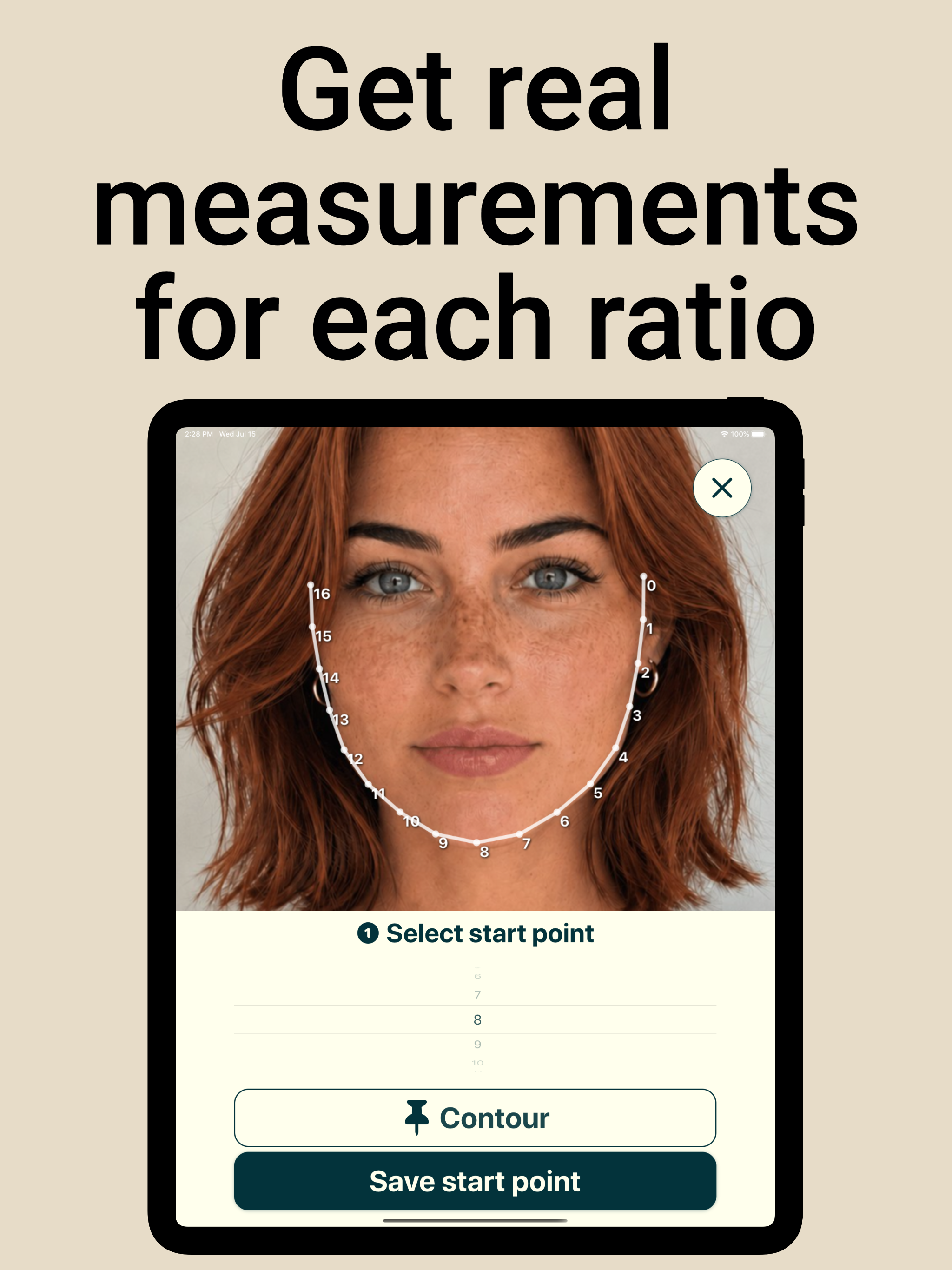 Measure Face Ratio - F4CE screenshot 6