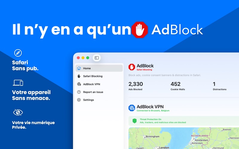 Screenshot #1 pour AdBlock pour Safari