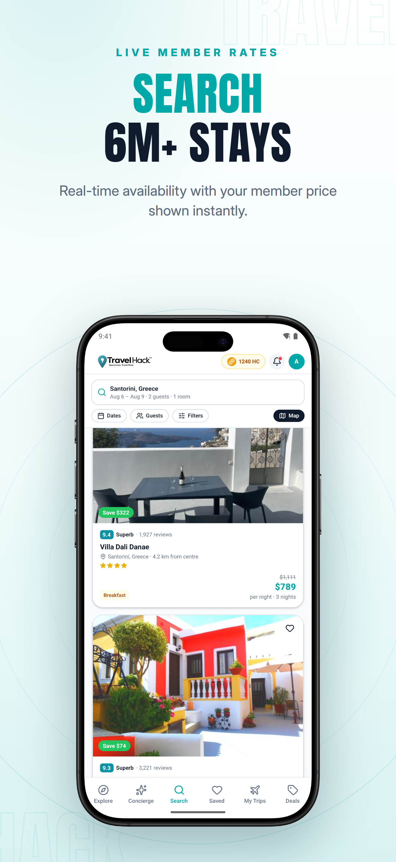 TravelHack: Member Hotel Rates screenshot 2