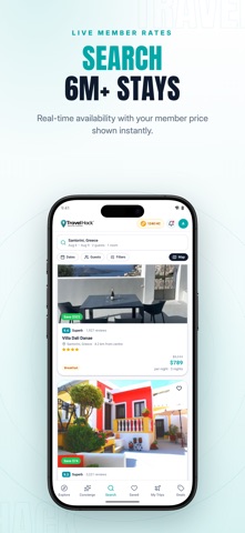 TravelHack: Member Hotel Rates iPhone screenshot