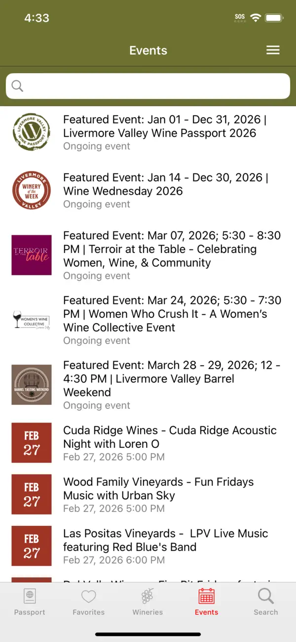 Screenshot #2 pour Livermore Valley Wineries
