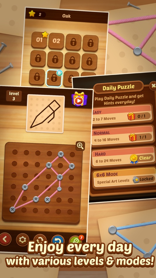 #5. Line Puzzle: String Art (iOS) Av: BitMango, Inc.