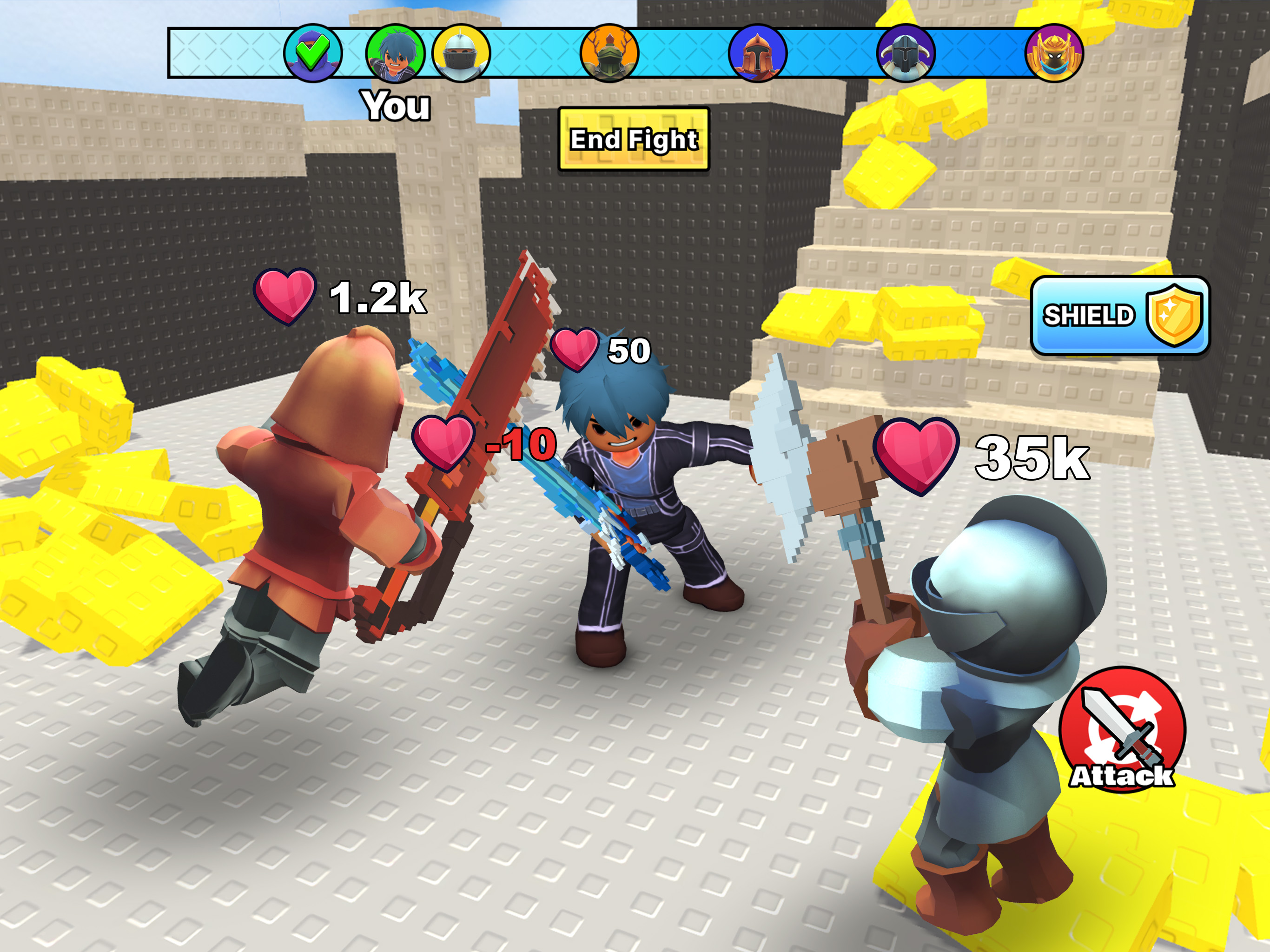 Fight Mob: Collect Memerot screenshot 6