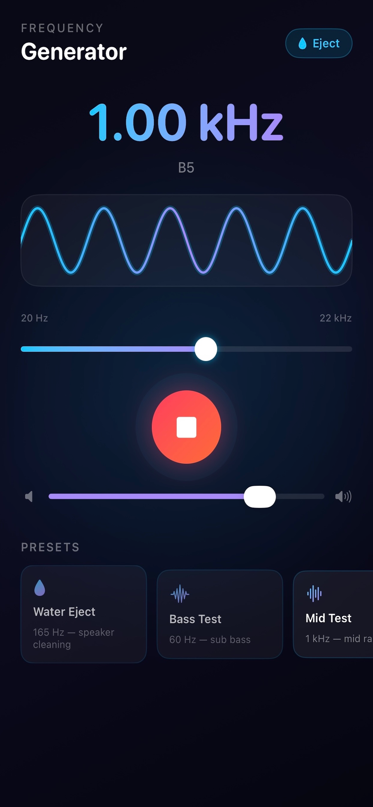 Frequency Generator-Sound Test screenshot 4