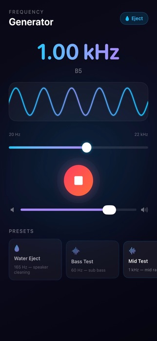Frequency Generator-Sound Test Screenshot 4 of 8