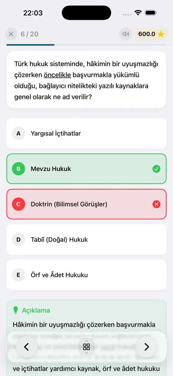 Screenshot #2 pour KPSS Vatandaşlık Soruları 2026