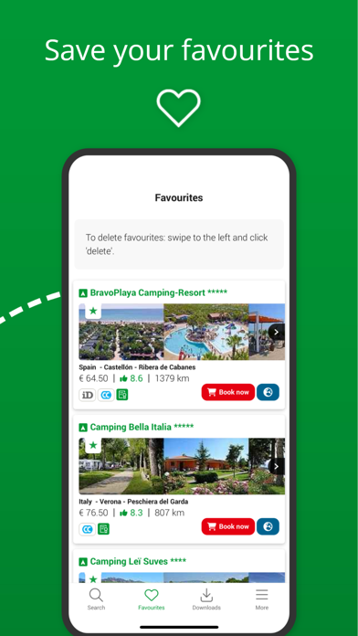 ACSI Campsites Europe Screenshot